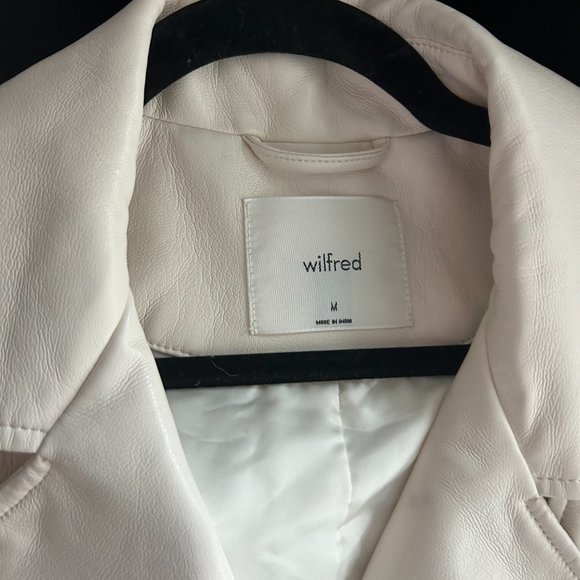 Aritzia Wilfred Diaz Leather Jacket NWT - Picture 6 of 7